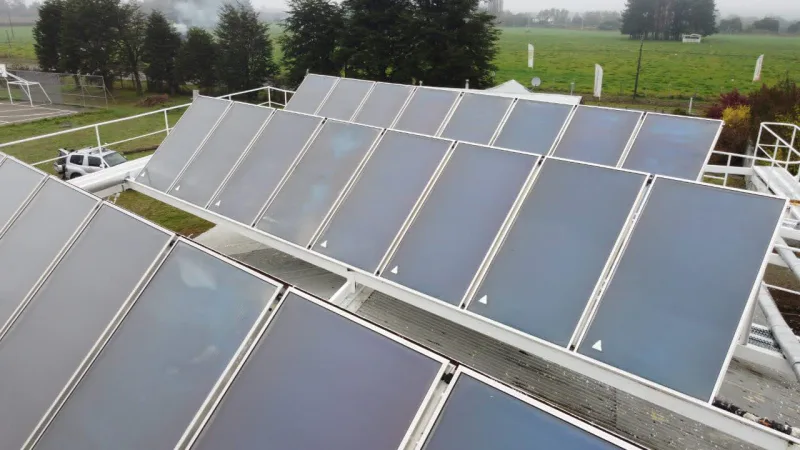 Planta solar tu00e9rmica institucional en zona sur